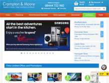Tablet Screenshot of cramptonandmoore.co.uk